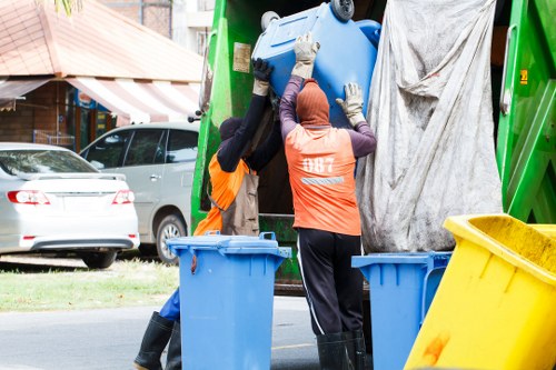 Kilburn community participating in recycling